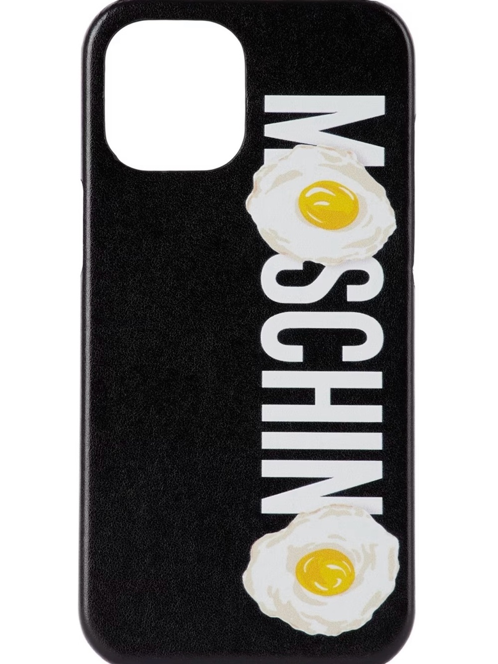 Moschino Black Egg Graphic iPhone Case